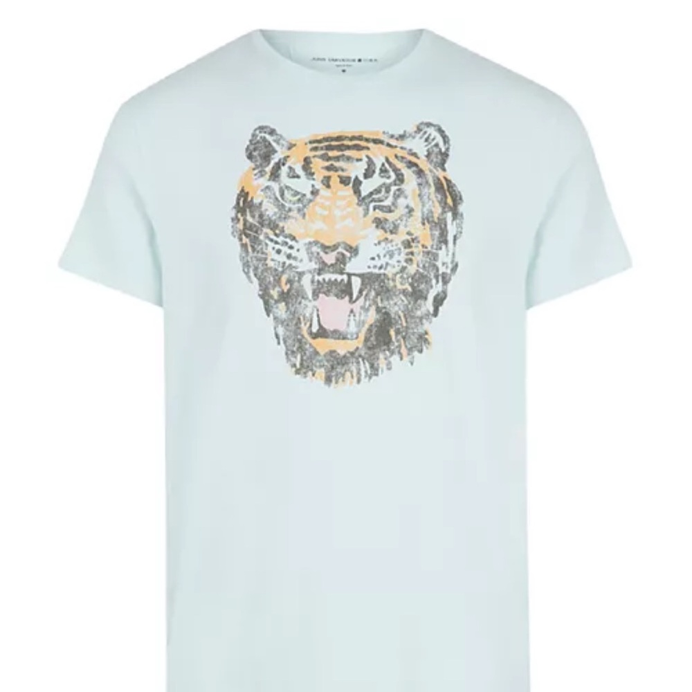 John Varvatos Men’s Crew Neck Tiger Graphic T-Shirt XL New With Tags NWT